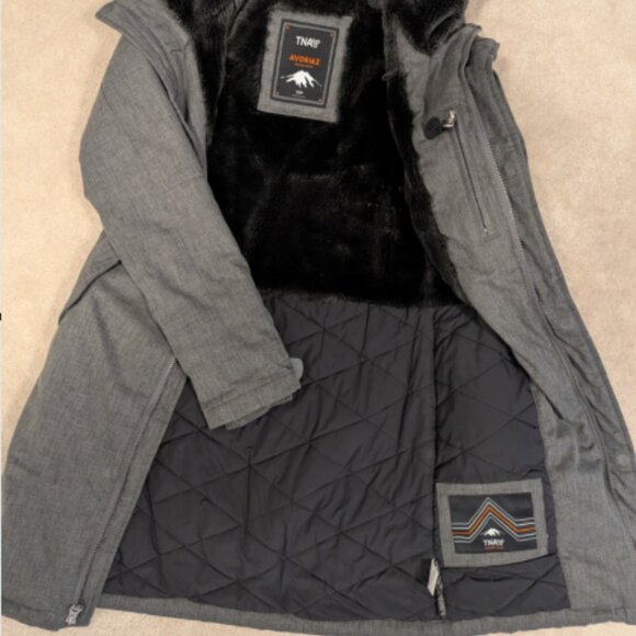 Aritzia TNA Avoriaz Parka jacket XXSmall (fits like an XS) - Grey - Picture 3 of 4